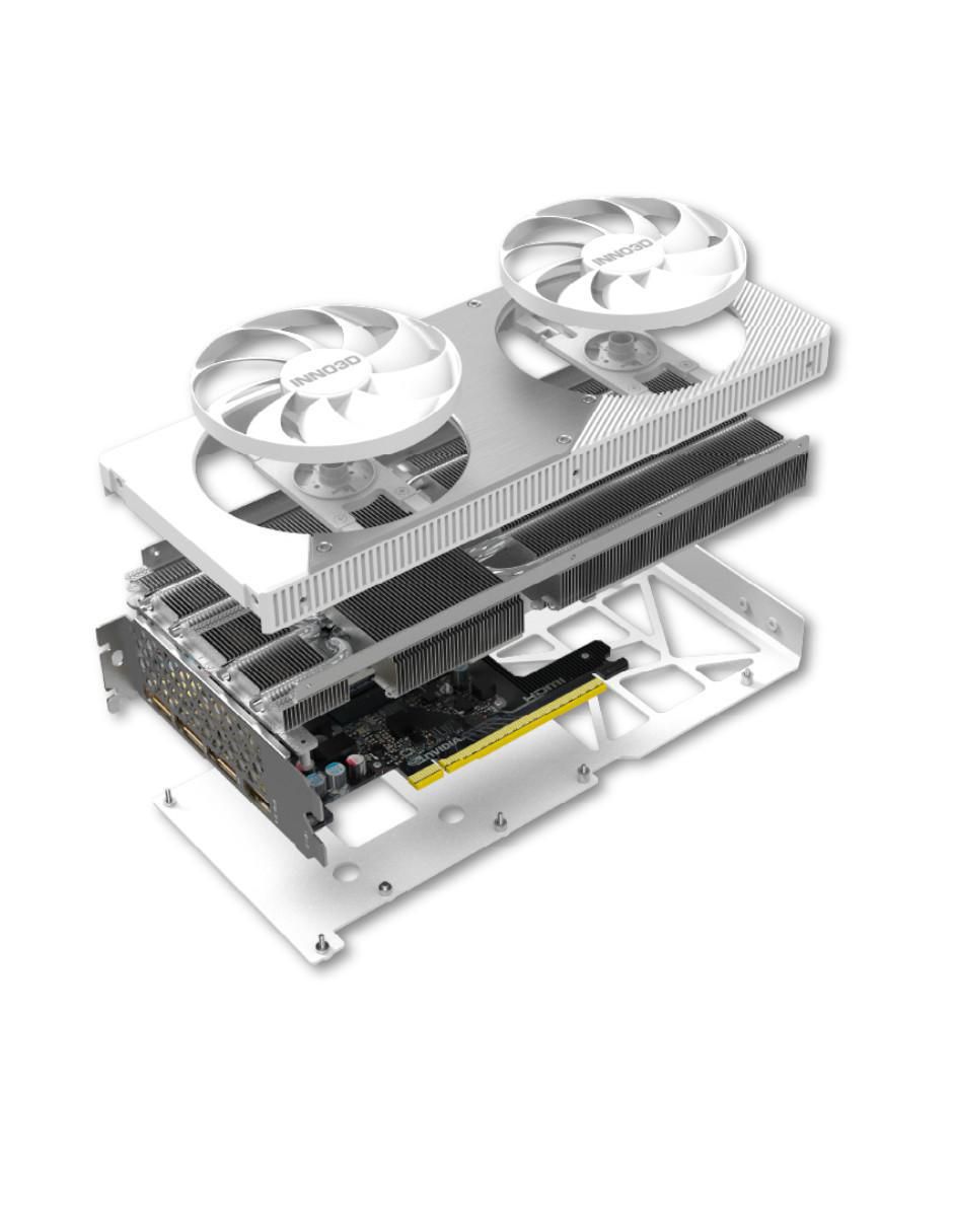 Tarjeta de video rtx 5060ti x2oc white 5
