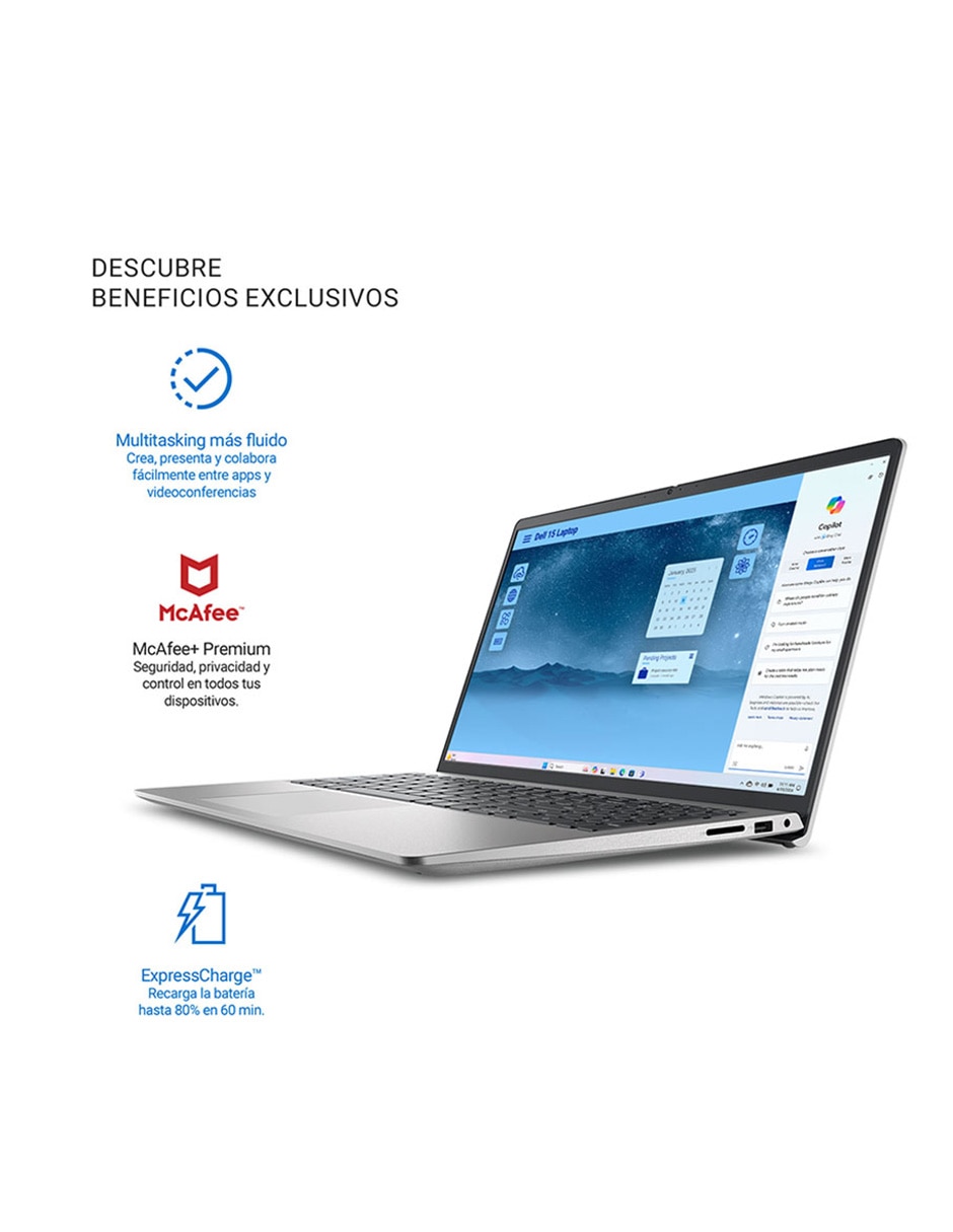 Laptop thin & light DC15250 15.6 pulgadas Full HD Intel Core i5 Intel UHD 16 GB RAM 512 GB SSD 3