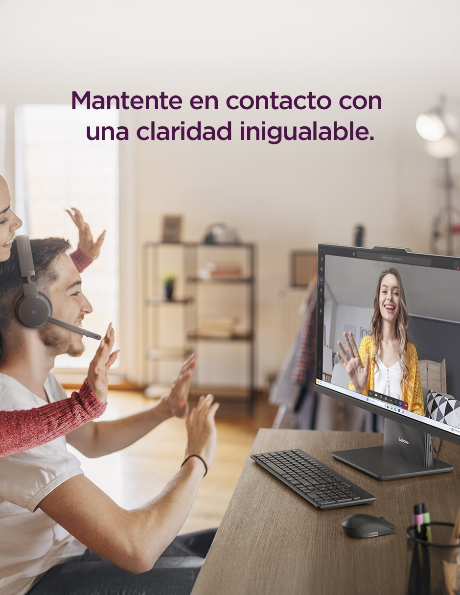 Computadora all in one IdeaCentre 23.8 pulgadas Full HD Intel Core i5 8 GB RAM 512 GB SSD 3