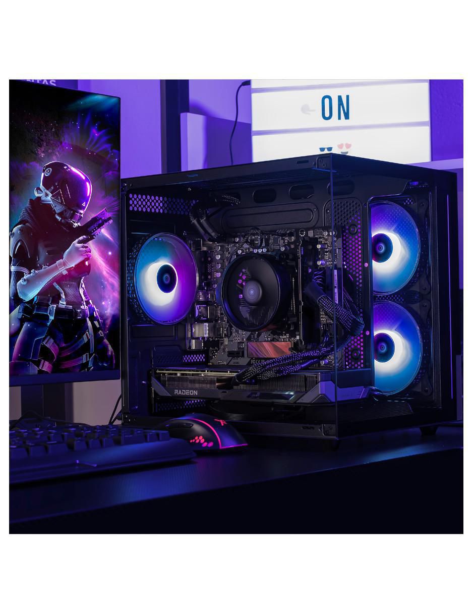 Computadora gamer XTBRR732GB59060TPB AMD Ryzen 7 AMD Radeon RX 9060 XT 32 GB RAM 1 TB SSD 5