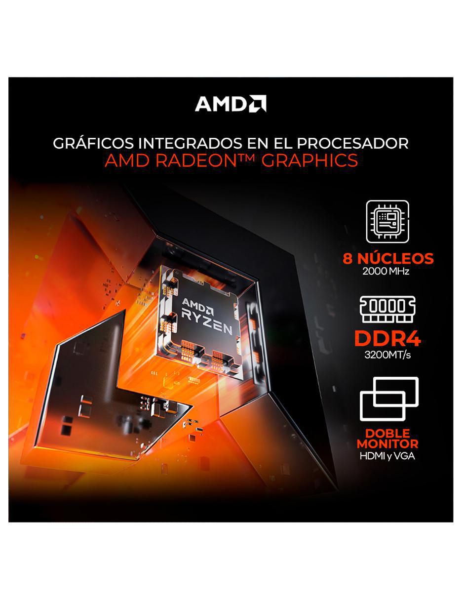Computadora gamer XTACR732GBVEGA7MDPMB 23.8 pulgadas Full HD AMD Ryzen 7 AMD Radeon Graphics 32 GB RAM 1 TB SSD 7
