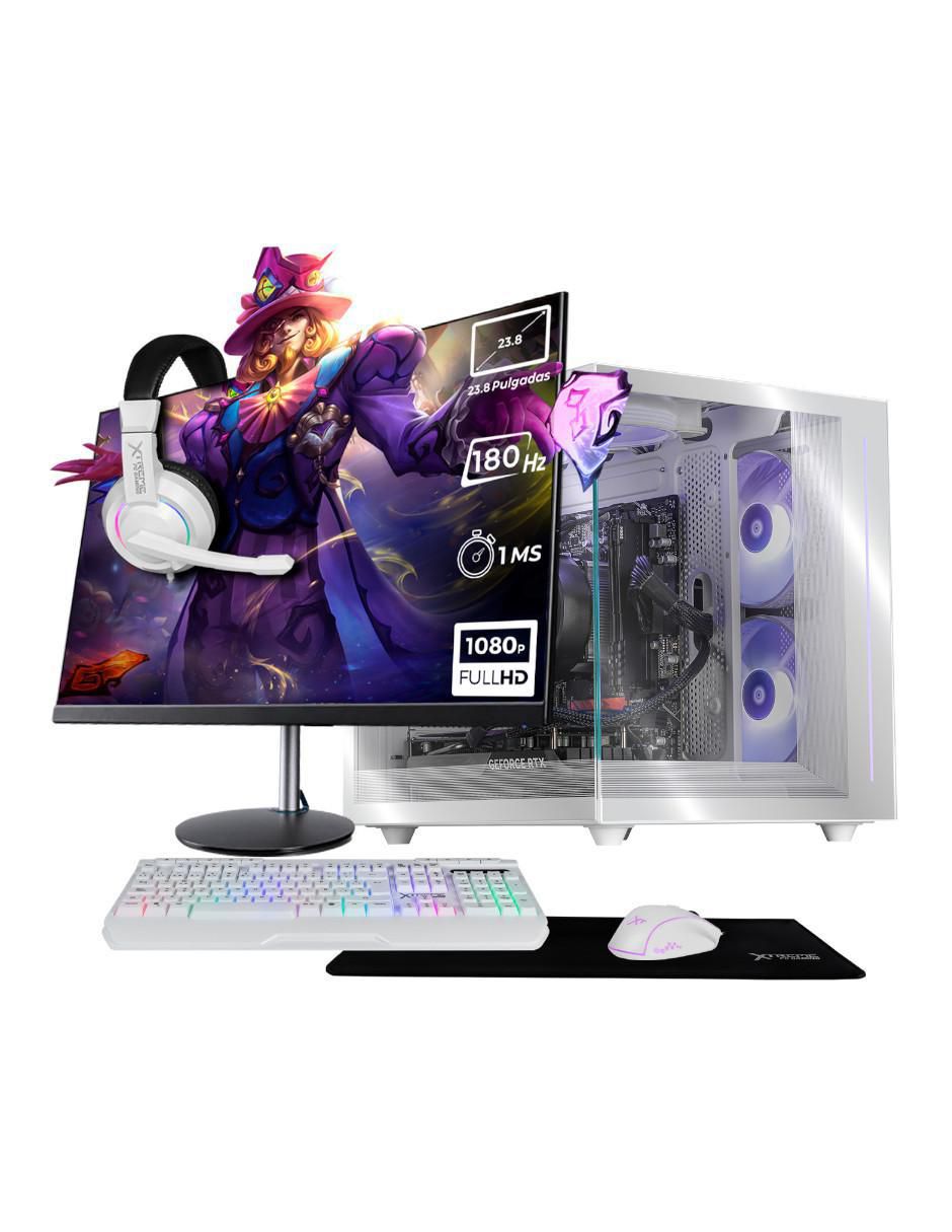 Computadora gamer XTBRR732GB4060MTPW 23.8 pulgadas Full HD AMD Ryzen 7 NVIDIA GeForce RTX 5060 32 GB RAM 1 TB SSD