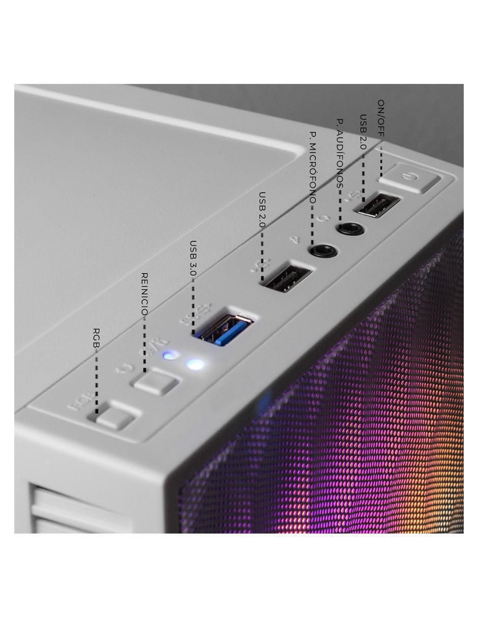 Computadora gamer XTACR516GBVEGA7MFW 23.8 pulgadas Full HD AMD Ryzen 5 AMD Radeon Graphics 16 GB RAM 500 GB SSD 3