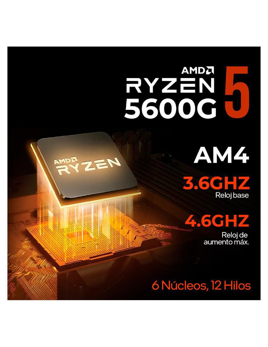 Computadora gamer XTACR516GBVEGA7MFW 23.8 pulgadas Full HD AMD Ryzen 5 AMD Radeon Graphics 16 GB RAM 500 GB SSD 6