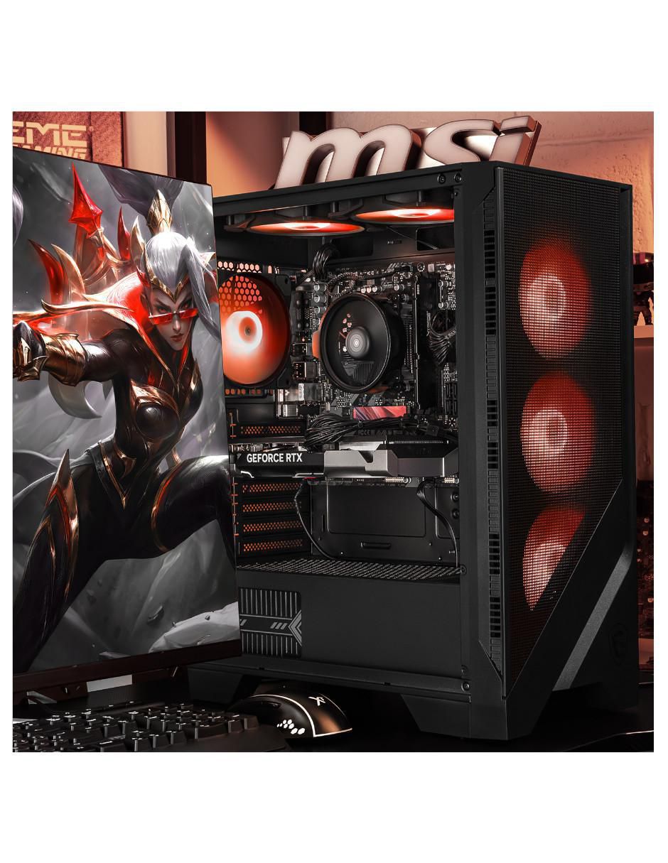 Computadora gamer XTMSIR732GB55060TIMF AMD Ryzen 7 NVIDIA GeForce RTX 5060 Ti 32 GB RAM 1 TB SSD 6