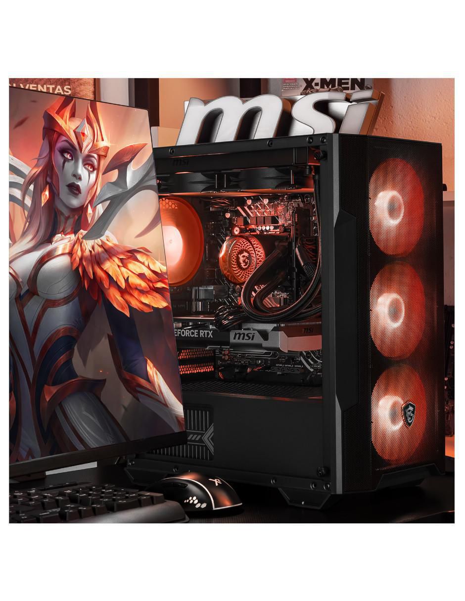 Computadora gamer XTMSII732GB55060TIMF Intel Core i7 NVIDIA GeForce RTX 5060 Ti 32 GB RAM 1 TB SSD 6