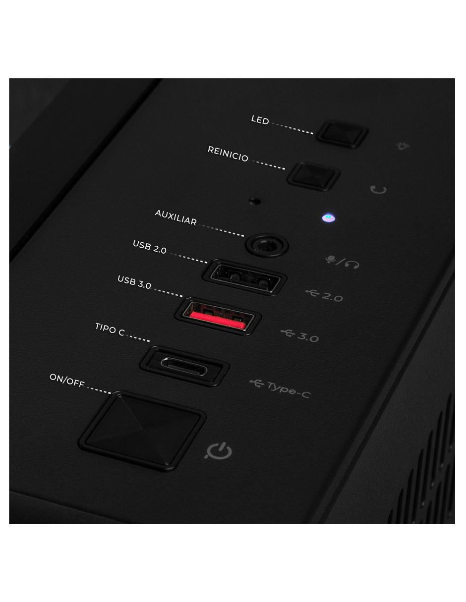 Computadora gamer XTBRR732GB55060TEB amd ryzen 7 nvidia geforce rtx 5060 16 gb ram 1 tb ssd 5