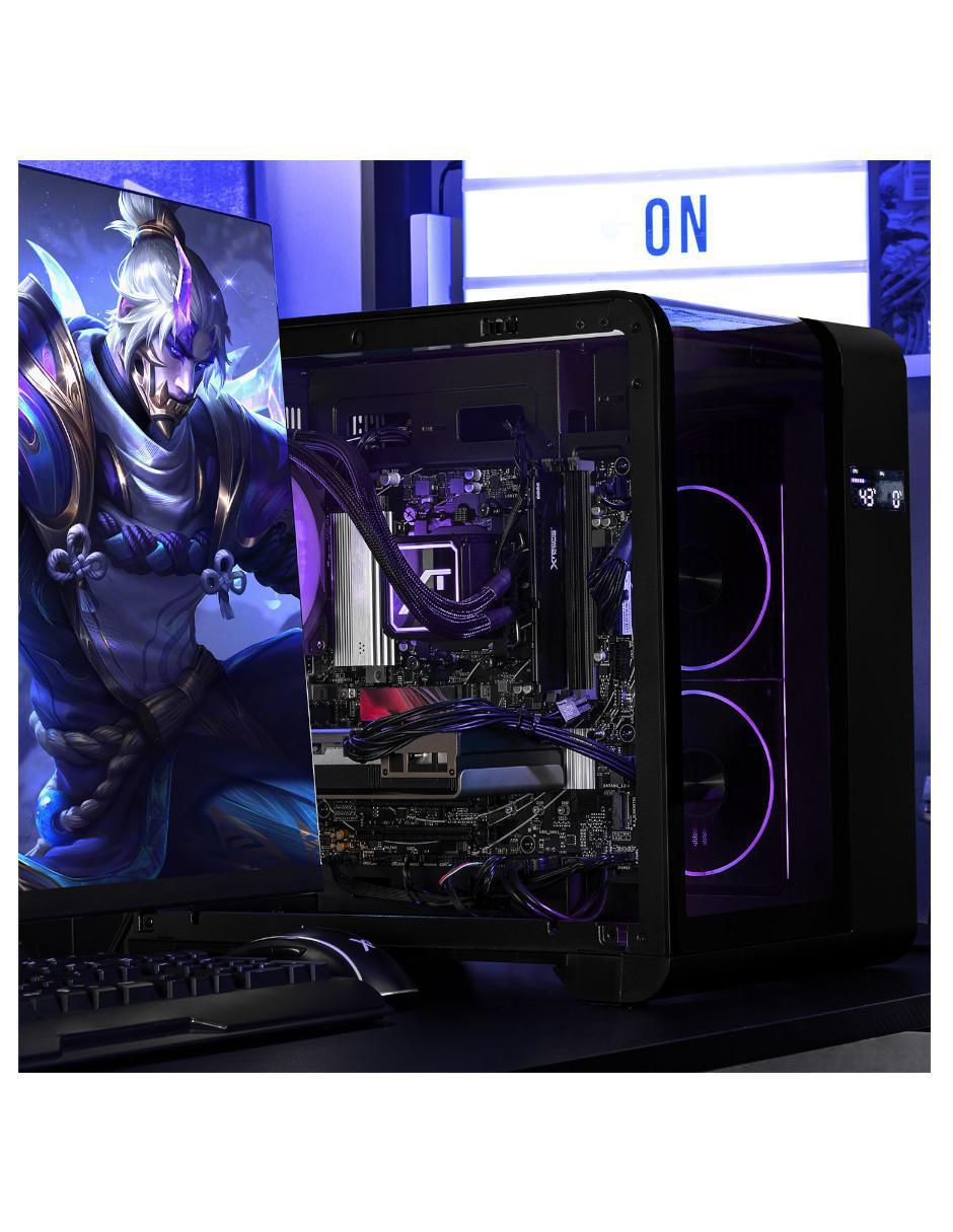 Computadora gamer XTBRR732GB55060TEB amd ryzen 7 nvidia geforce rtx 5060 16 gb ram 1 tb ssd 6
