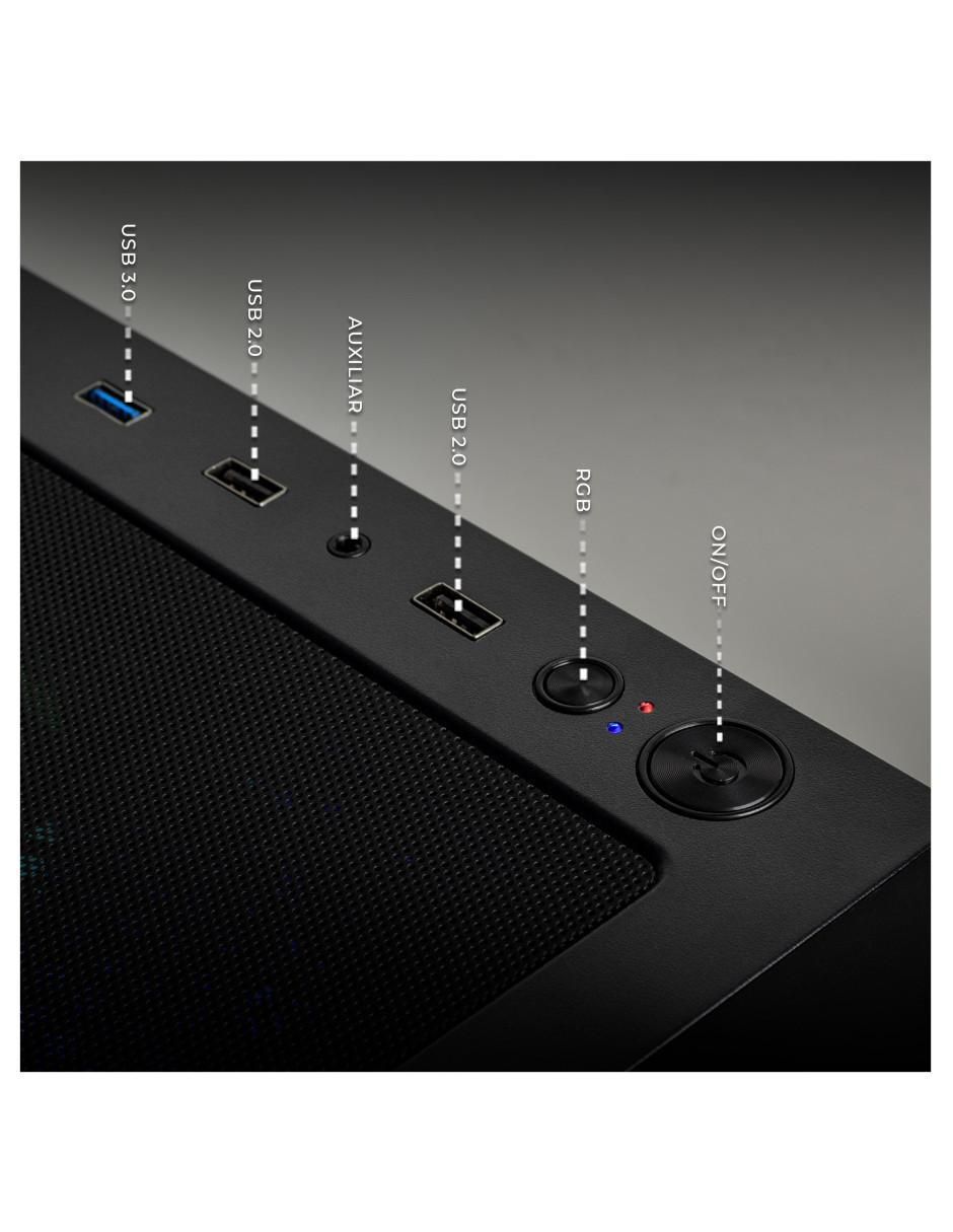 Computadora gamer XTOCR732GBRX7600MCP 27 pulgadas full hd amd ryzen 7 amd radeon rx 7600 16 gb ram 1 tb ssd 5