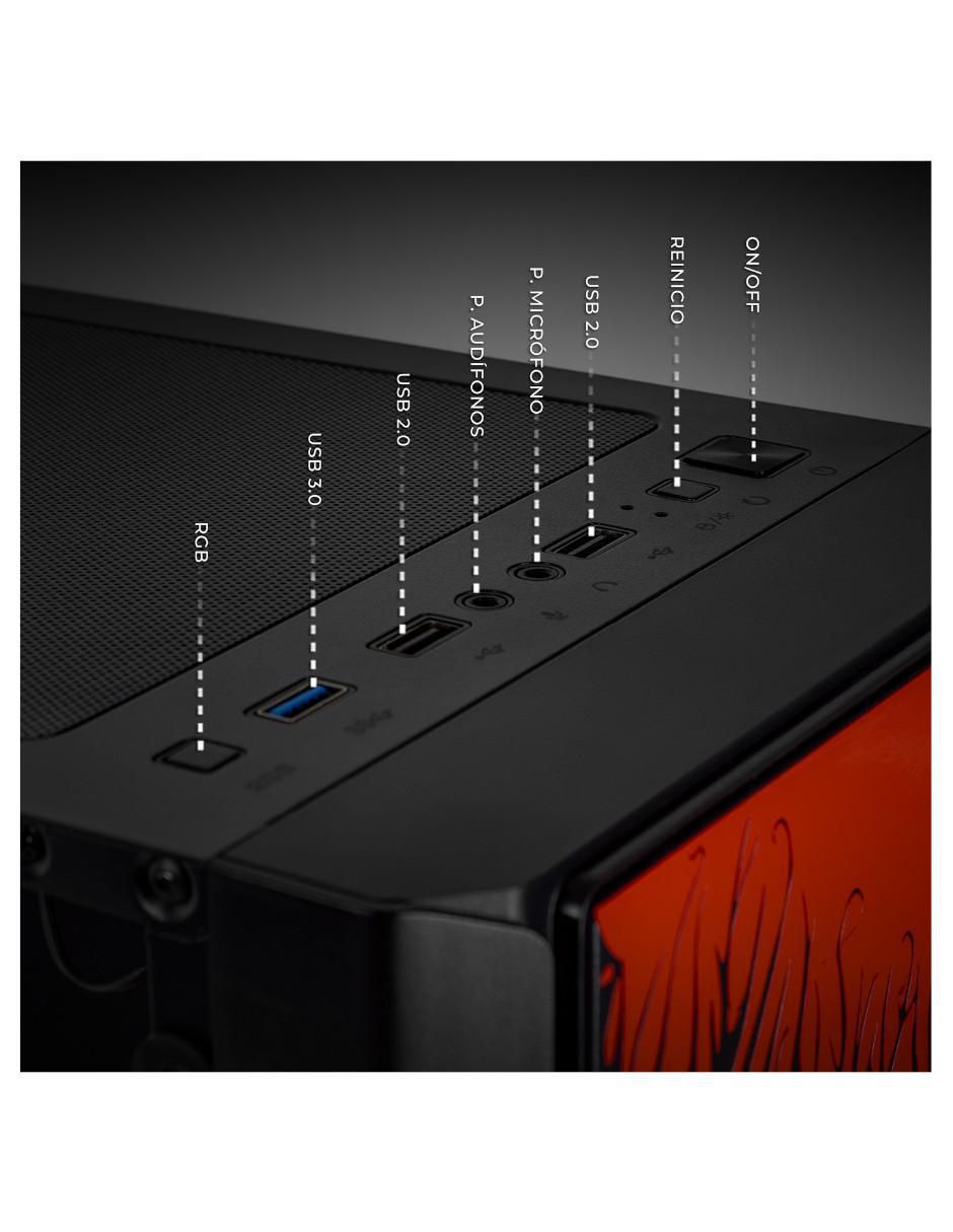 Computadora gamer XTPCR732GB5060MSM2 27 pulgadas Full HD AMD Ryzen 7 AMD Radeon RX 7600 16 GB RAM 1 TB SSD 5