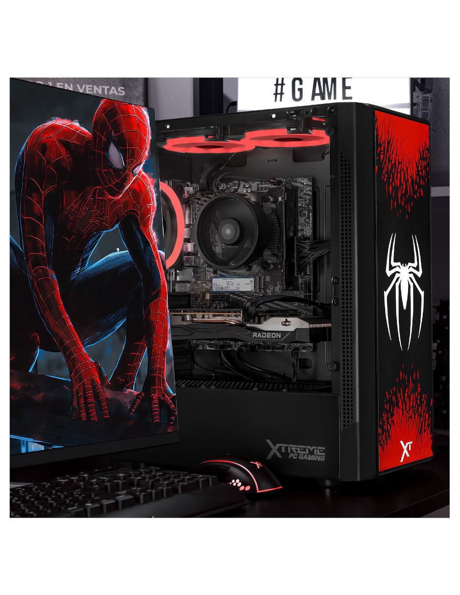 Computadora gamer XTPCR732GB5060MSM2 27 pulgadas Full HD AMD Ryzen 7 AMD Radeon RX 7600 16 GB RAM 1 TB SSD 6