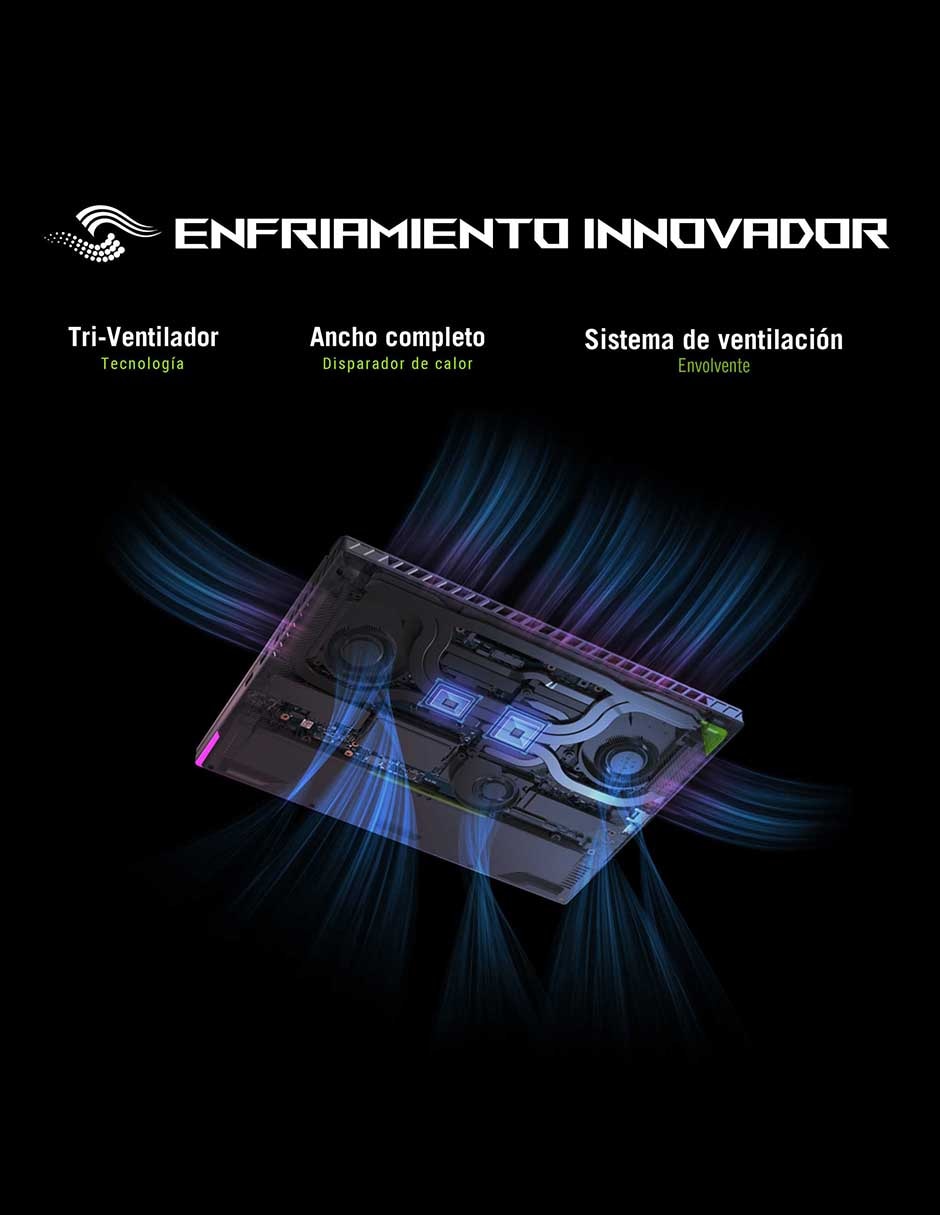 Laptop gamer ROG Strix G16 16 pulgadas Full HD AMD Ryzen 9 NVIDIA GeForce RTX 5060 16 GB RAM 1 TB SSD 5