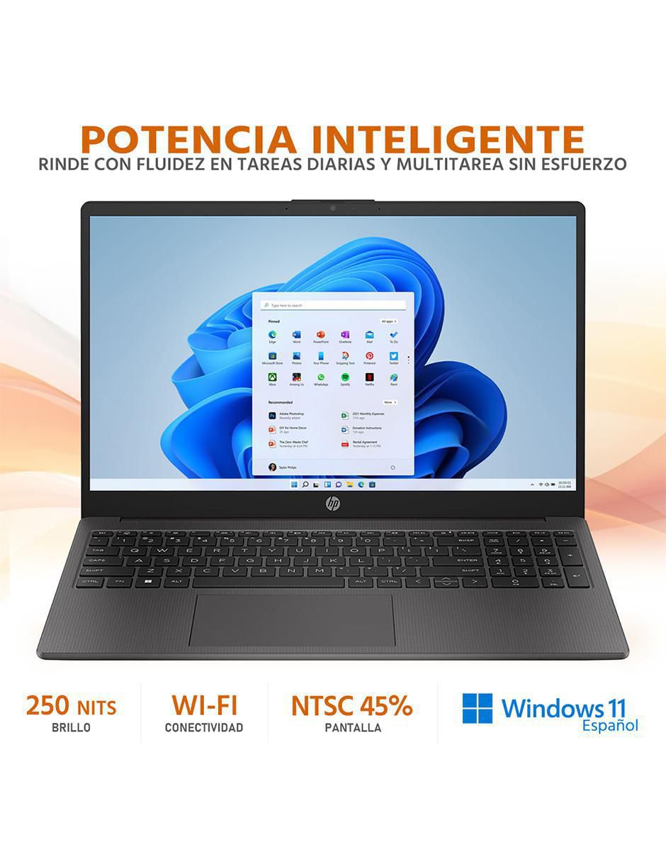 Laptop 255 G10 15.6 pulgadas Full HD AMD Ryzen 7 AMD Radeon 32 GB RAM 512 GB SSD 3