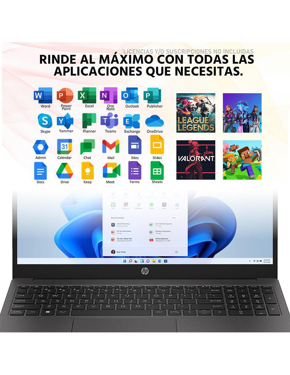 Laptop 255 G10 15.6 pulgadas Full HD AMD Ryzen 7 AMD Radeon 32 GB RAM 512 GB SSD 5