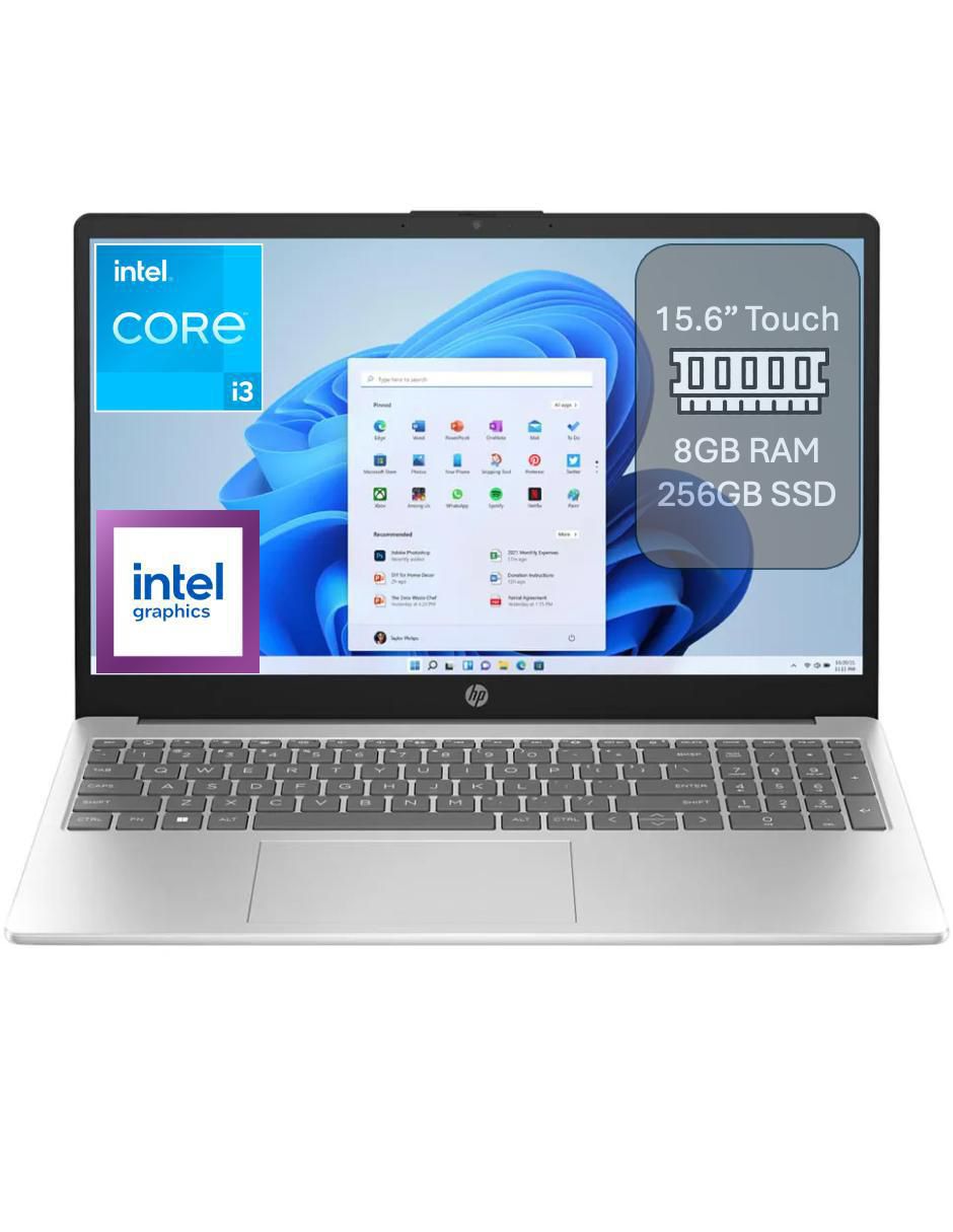 Laptop touch 15.6 pulgadas HD Intel Core i3 Intel UHD 8 GB RAM 256 GB SSD Laptop touch 15.6 pulgadas HD Intel Core i3 Intel UHD 8 GB RAM 256 GB SSD