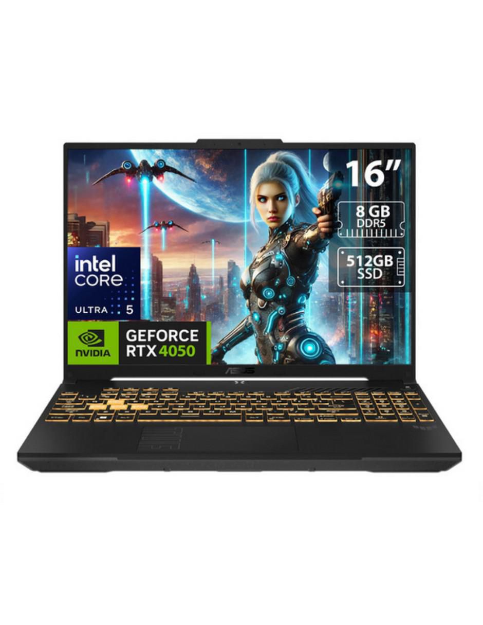NB ASUS TUF GAMING F16 16IN  U5 W11H 8G 512 SSD 1YW TV GEFOR - Microsoft
