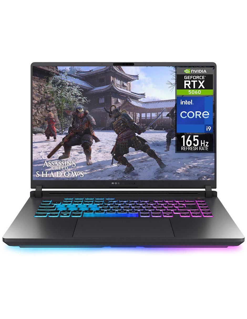 Laptop gamer Rog Strix G16 16 pulgadas Full HD+ Intel Core i9 NVIDIA Geforce RTX 5060 16 GB RAM 1 TB SSD Laptop gamer Rog Strix G16 16 pulgadas Full HD+ Intel Core i9 NVIDIA Geforce RTX 5060 16 GB RAM 1 TB SSD