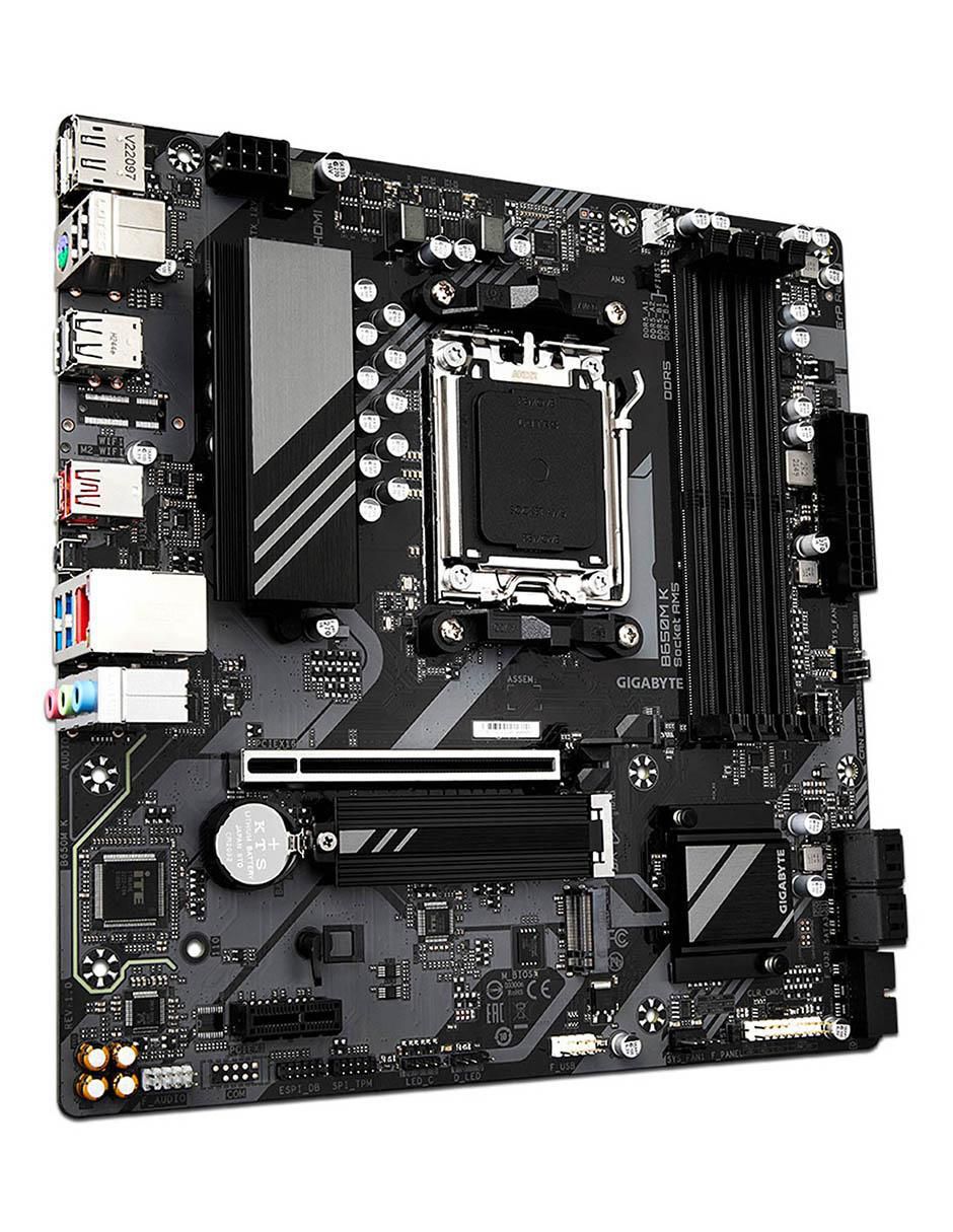 Tarjeta madre B650M K compatible con procesador 3