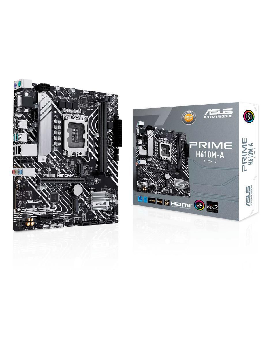 Tarjeta madre Prime h610m-a-csm compatible con procesador Intel