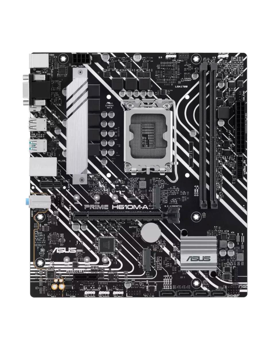 Tarjeta madre Prime h610m-a-csm compatible con procesador Intel 2
