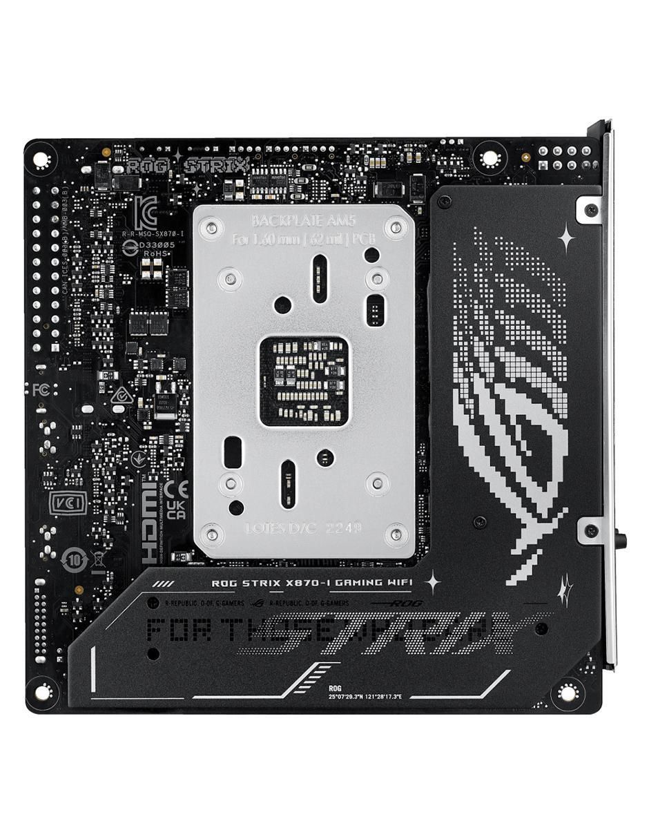 Tarjeta madre X870-I Gaming Wifi compatible con procesador AMD 2