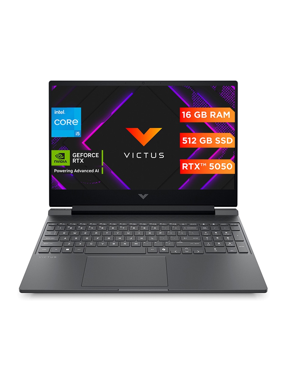 Laptop gamer Victus 15-fa2017la 15.6 pulgadas Full HD Intel Core i5 NVIDIA GeForce RTX 5050 16 GB RAM 512 GB SSD 2