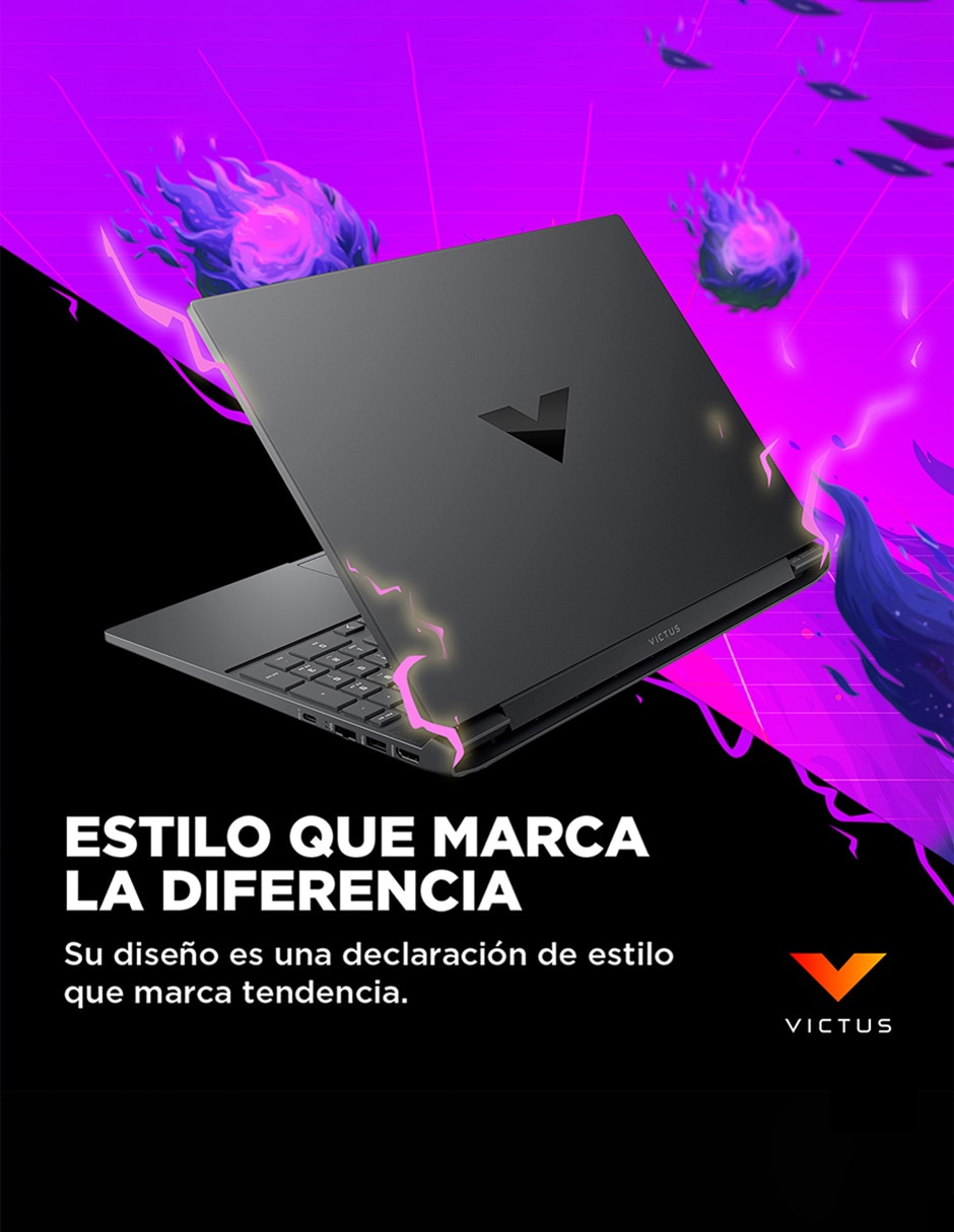Laptop gamer Victus 15-fa2017la 15.6 pulgadas Full HD Intel Core i5 NVIDIA GeForce RTX 5050 16 GB RAM 512 GB SSD 5