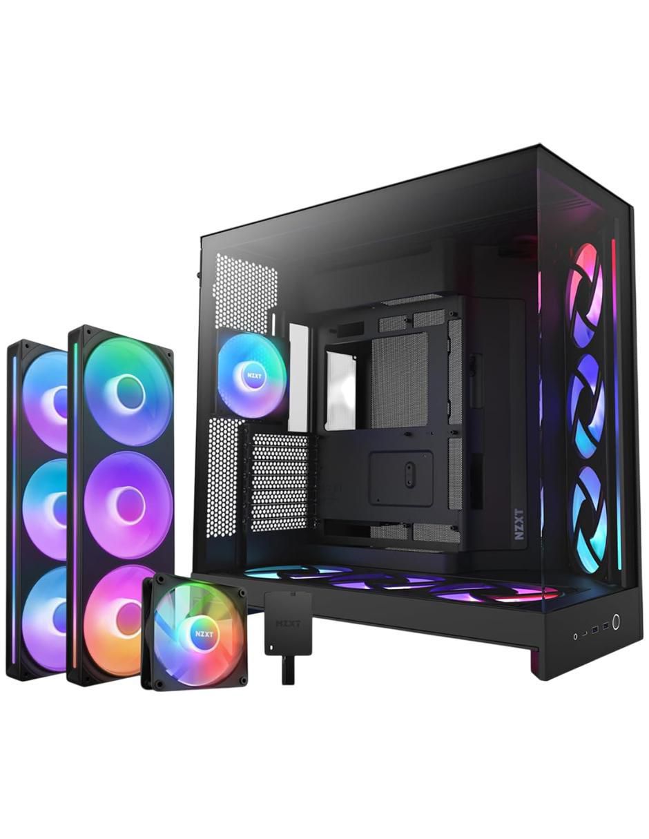 Gabinete nzxt h9 flow rgb+