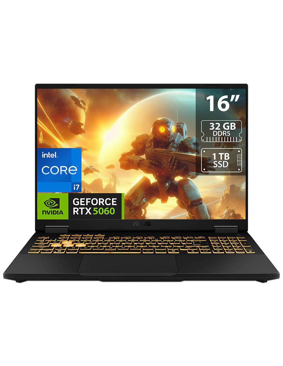 Laptop gamer TUF F16 16 pulgadas HD Intel Core I7 Nvidia GeForce RTX 5060 32 GB Ram1 TB SSD Laptop gamer TUF F16 16 pulgadas HD Intel Core I7 Nvidia GeForce RTX 5060 32 GB Ram1 TB SSD