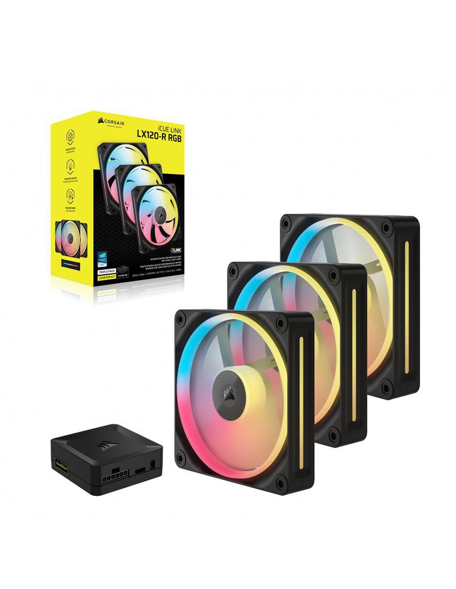 Disipador corsair lx120 kit 3x1 rgb