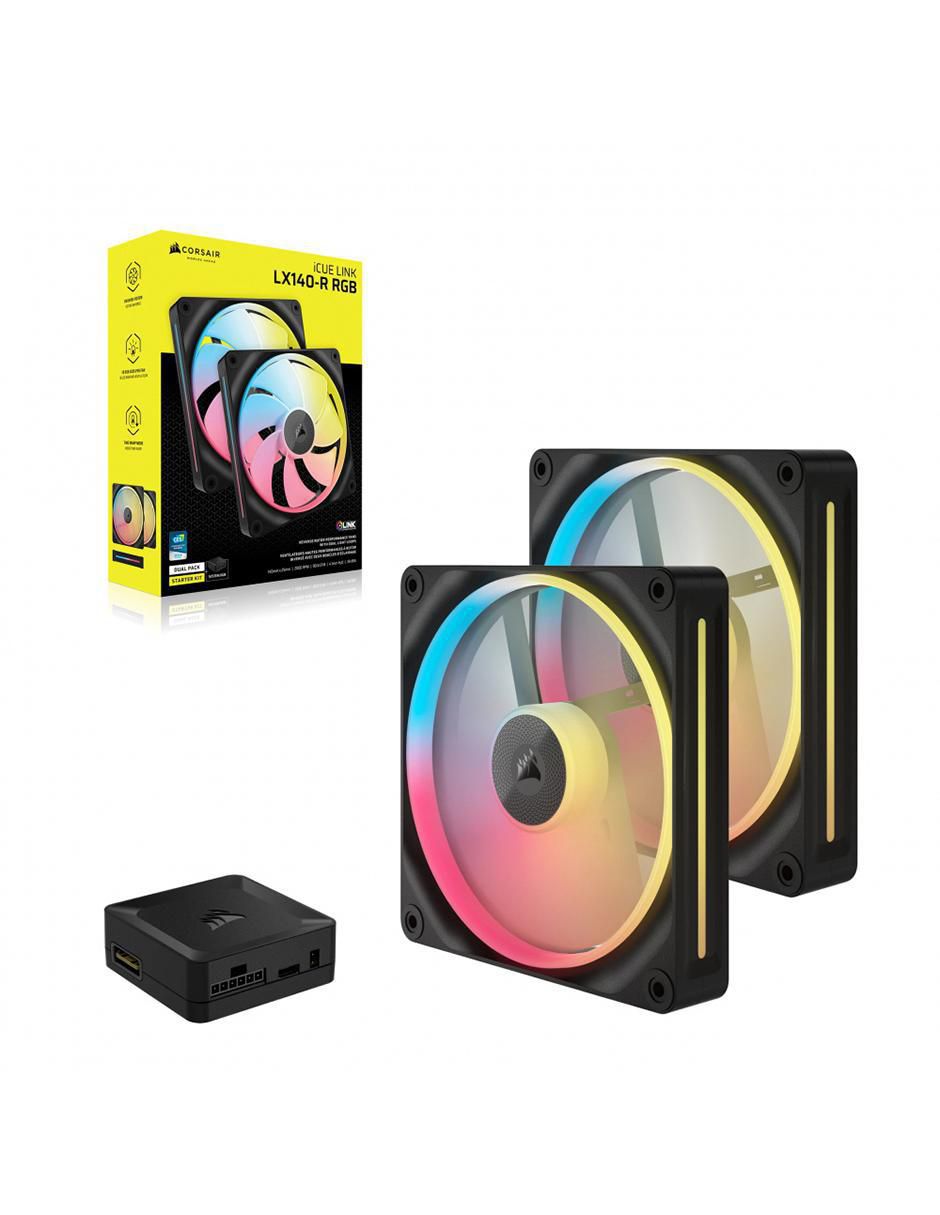 Disipador corsair lx140 kit 2x1 rgb