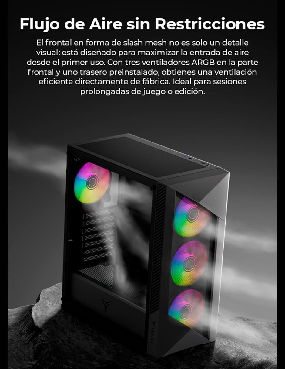 Kit de gabinete gamer Edge YCM-Apedg-G1 3