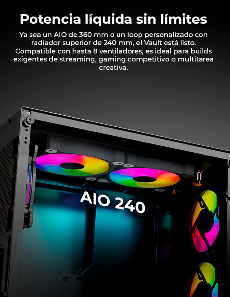 Kit de gabinete gamer YCM-Apvau-G1 Vault