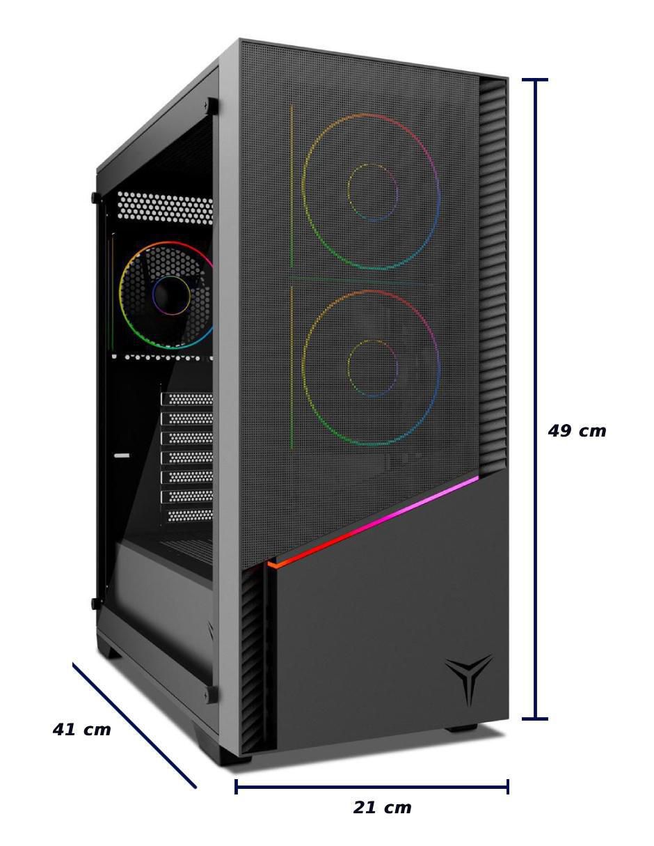 Kit de gabinete gamer ELARA YCM-APELA-M1 16