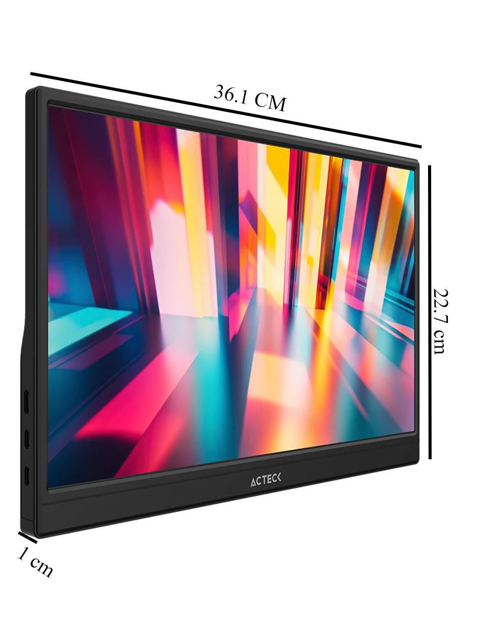 Monitor portátil AC-943093 IPS Full HD 16 pulgadas Linkpad LP15Y 2