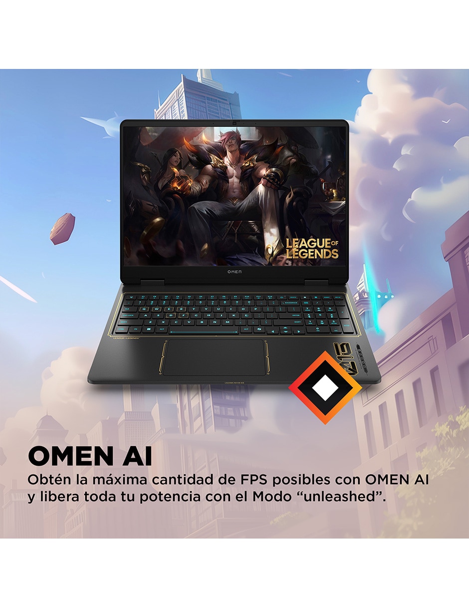 Laptop gamer League of legends limited edition 16-am0021la 16 pulgadas 2K Intel Core i7 NVIDIA GeForce RTX 5060 16 GB RAM 1 TB SSD 11