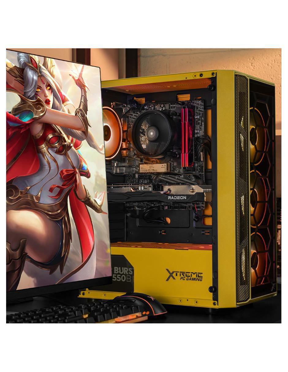 Computadora gamer XTPCR732GBRX6600MKY 27 pulgadas Full HD AMD Ryzen 7 AMD Radeon RX 6600 32 GB RAM 1 TB SSD 6