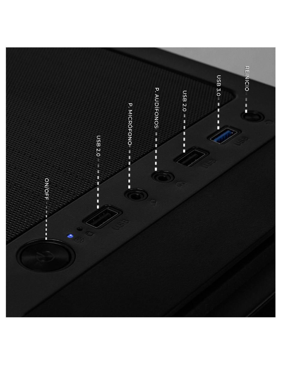 Computadora gamer XTPCR732GB5060MKB 27 pulgadas Full HD AMD Ryzen 7 NVIDIA GeForce RTX 5060 32 GB RAM 1 TB SSD 5