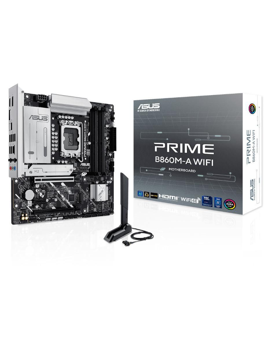 Tarjeta madre Prime B860M-A Wifi compatible con procesador Intel Tarjeta madre Prime B860M-A Wifi compatible con procesador Intel