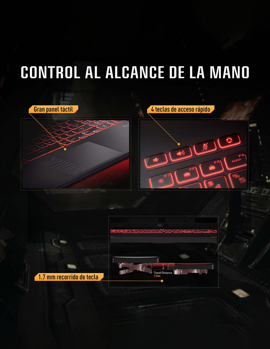 Laptop gamer TUF gaming a16 16 pulgadas wuxga amd ryzen 7 nvidia geforce rtx 4050 16 gb ram 512 gb ssd 7
