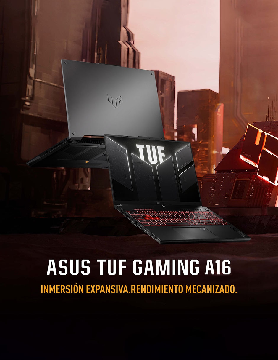 Laptop gamer TUF gaming a16 16 pulgadas wuxga amd ryzen 7 nvidia geforce rtx 4050 16 gb ram 512 gb ssd 9