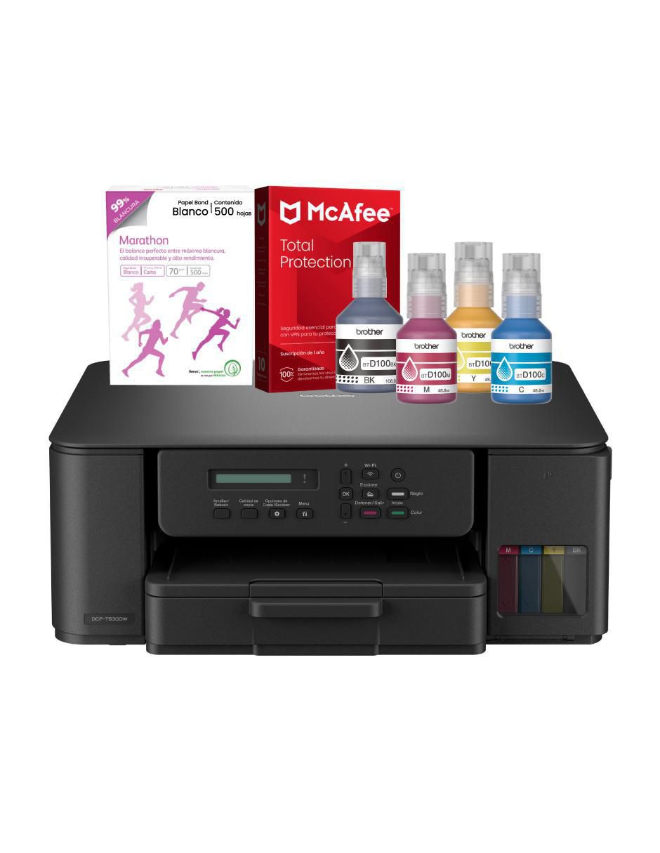 Multifuncional T530BKCMY966AN de inyección de tinta alámbrica a color