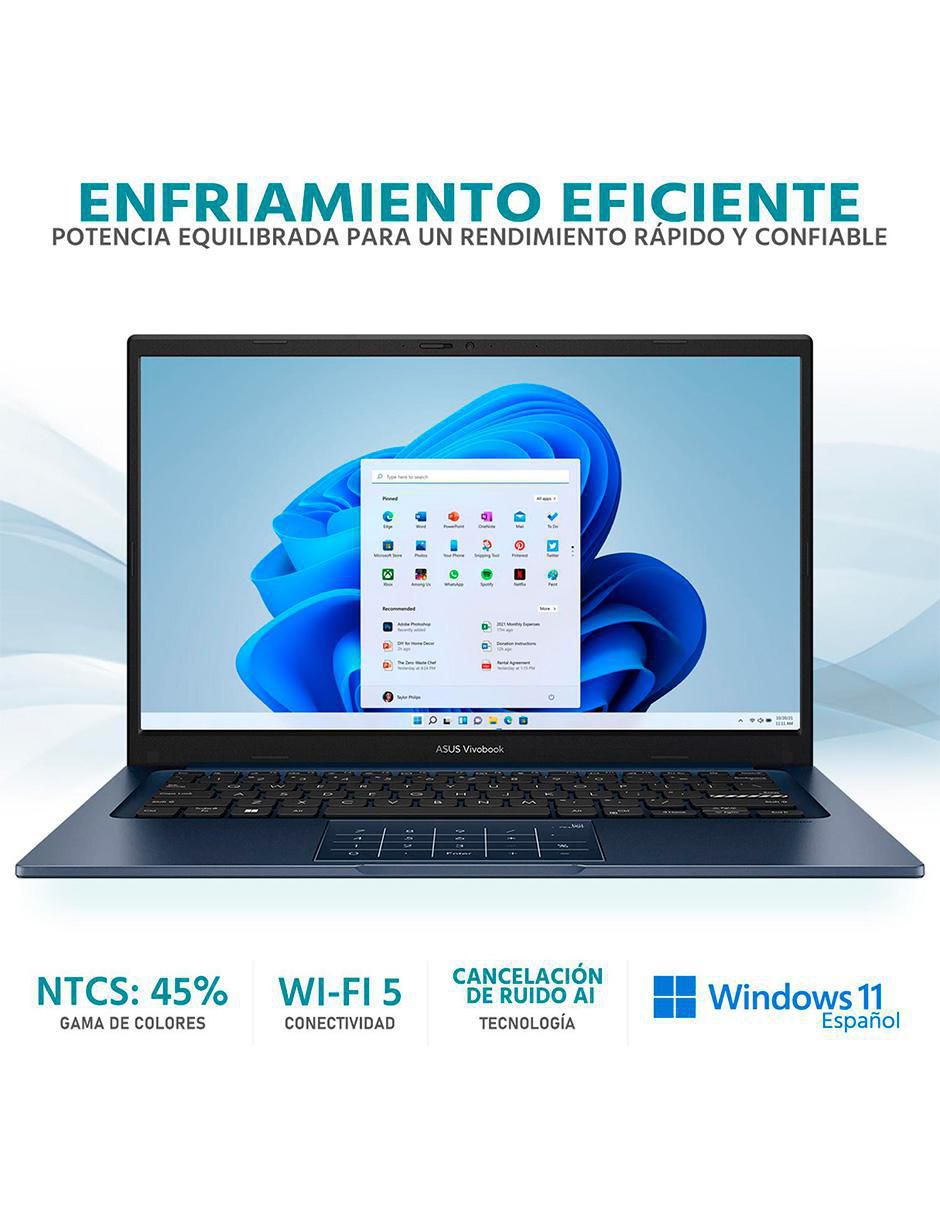 Laptop Vivobook 14 14 pulgadas full hd intel core i3 intel uhd graphics 24 gb ram 256 gb ssd 3