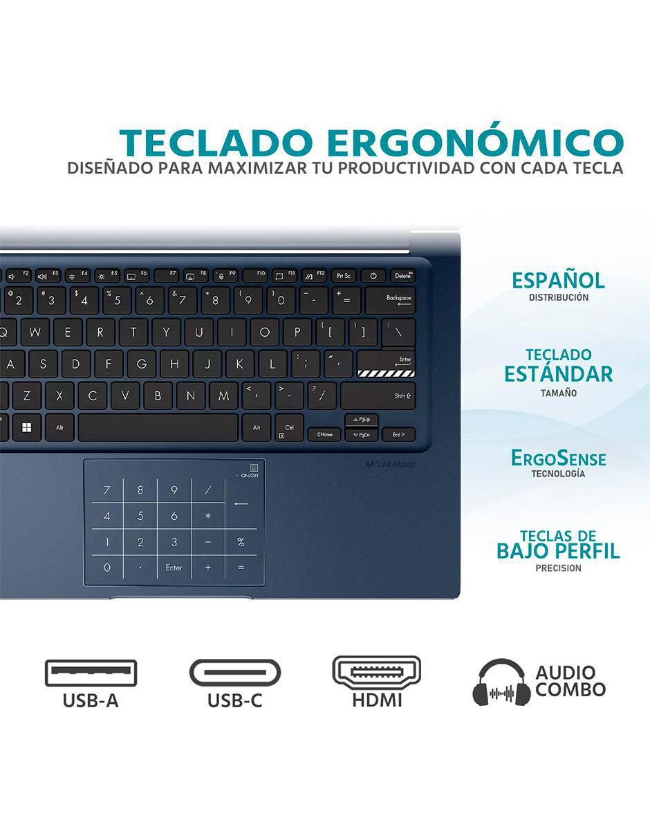 Laptop Vivobook 14 pulgadas Full HD Intel Core i5 Intel UHD Graphics 16 GB RAM 512 GB SDD 4