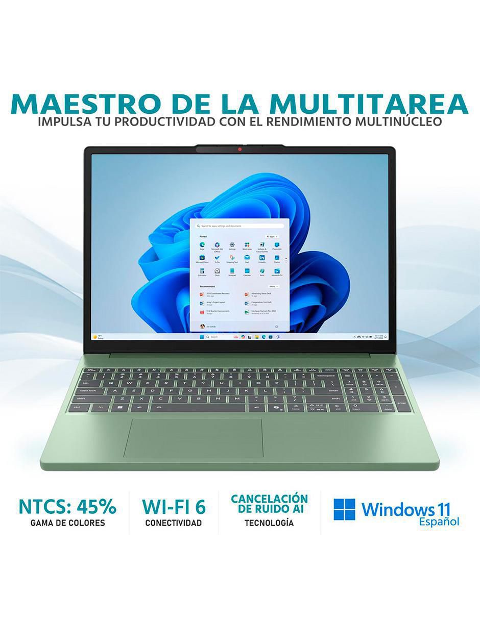 Laptop Ideapad Slim 3 15.3 pulgadas WUXGA Intel Core i5 Intel UHD graphics 16 GB RAM 512 GB SSD 3