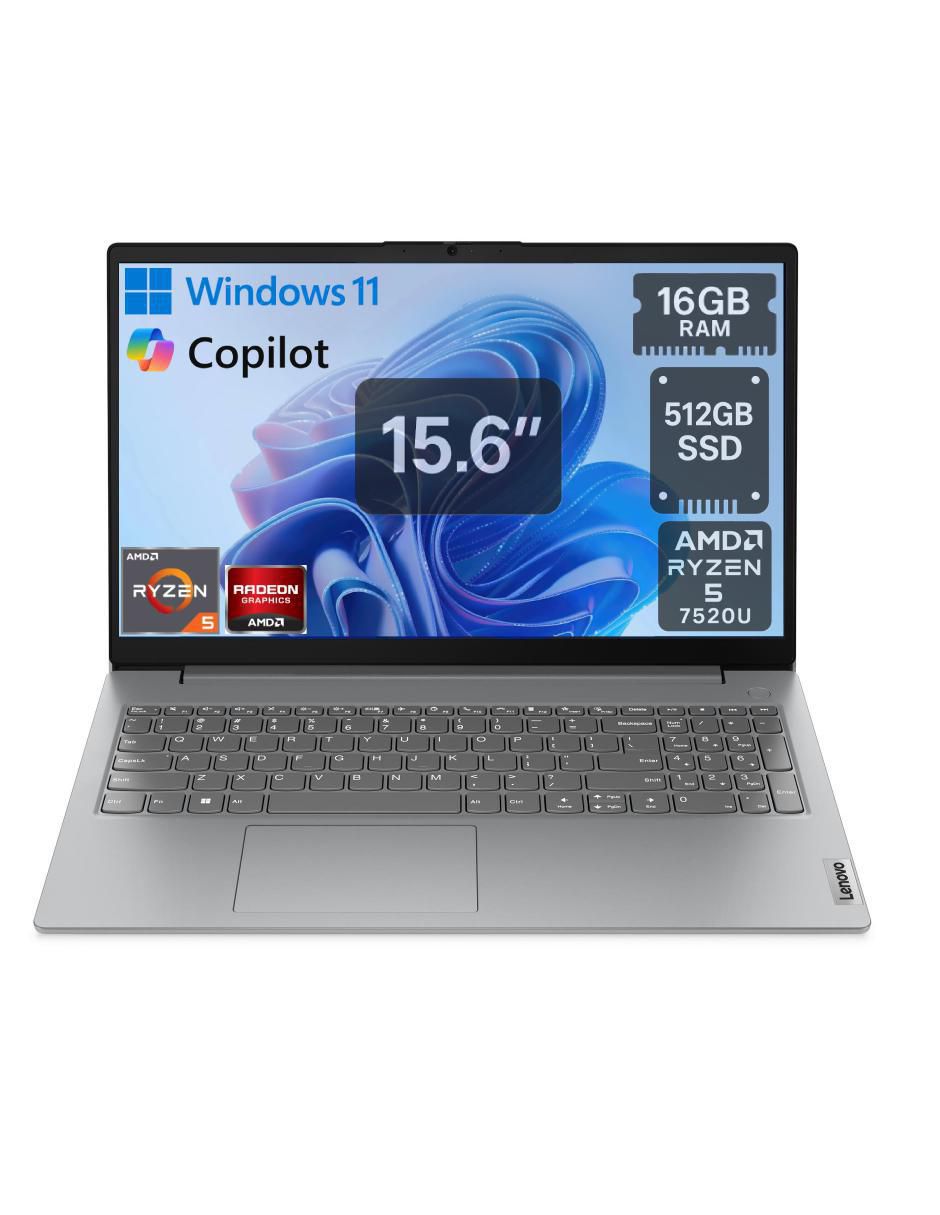 Laptop Lenovo V15 01BIN 15.6 pulgadas full HD amd ryzen 5 amd radeon 16 GB RAM 512 GB SSD