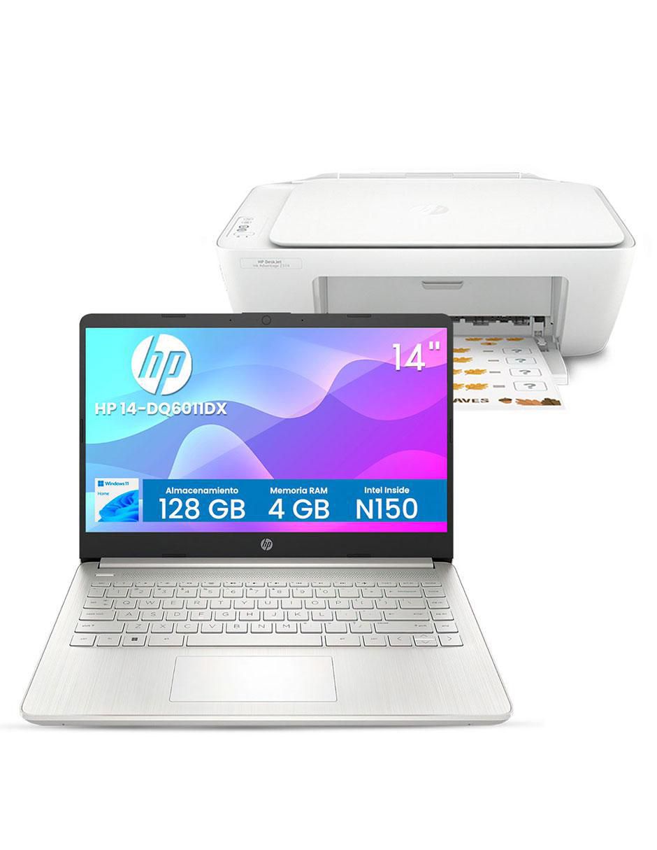 Laptop HP14-DQ6011DX 14 pulgadas HD intel celeron intel UHD 4 GB RAM 128 GB SSD 1