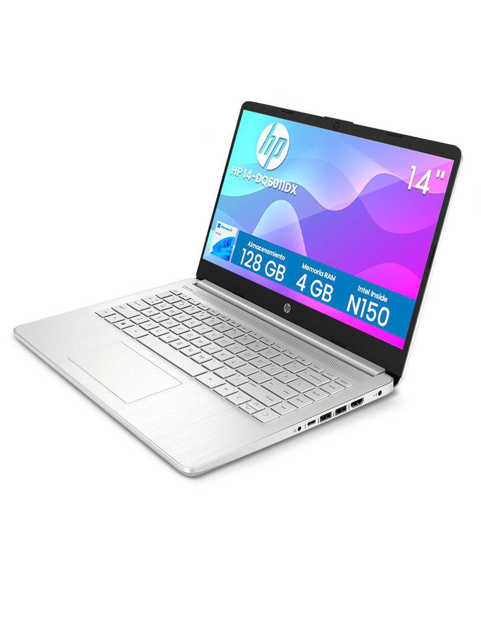 Laptop HP14-DQ6011DX 14 pulgadas HD intel celeron intel UHD 4 GB RAM 128 GB SSD