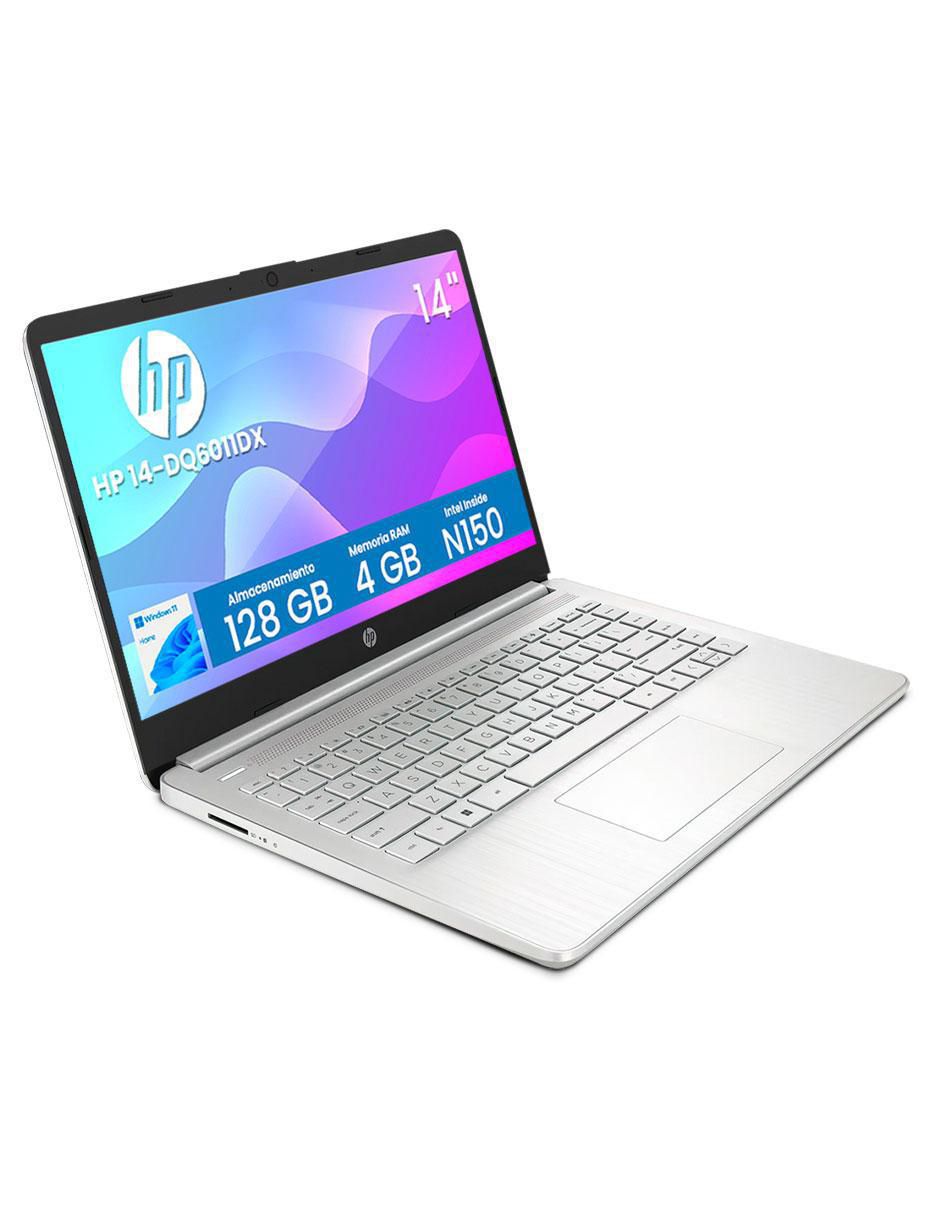 Laptop HP14-DQ6011DX 14 pulgadas HD intel celeron intel UHD 4 GB RAM 128 GB SSD