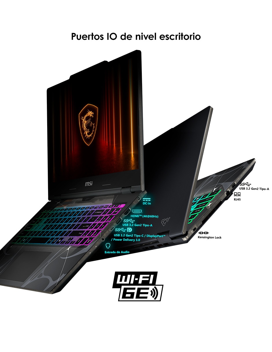 Laptop gamer Cyborg 15 B2RWEKG-455MX 15.6 pulgadas NVIDIA GeForce RTX 5050 Intel Core 7 240H 16 GB 512 GB SSD 5